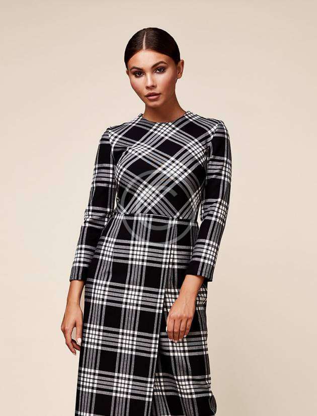 Vestido de cuadros